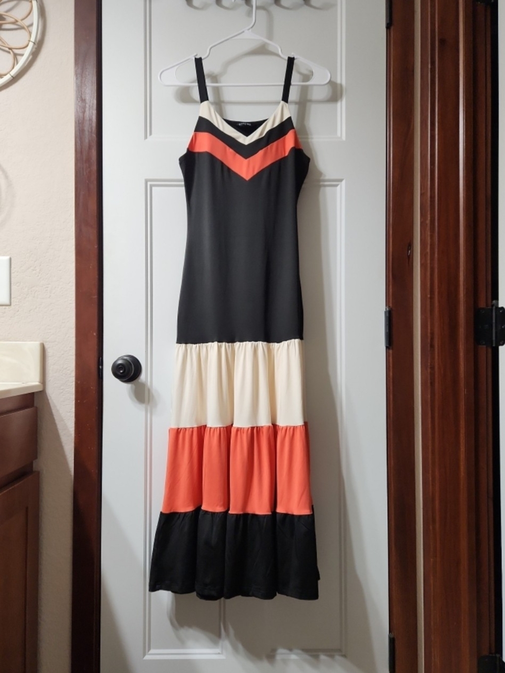 New Chicme Colorblock Maxi Dress